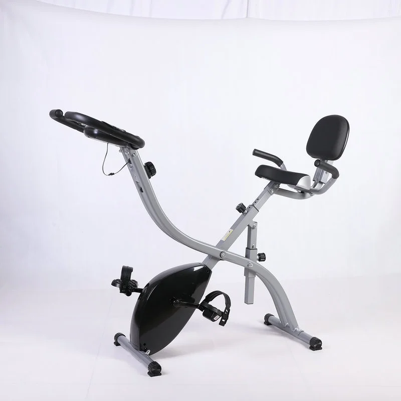 

Small Pedal Indoor Spin Bike Home or Office Use Foldable Magnetic Control Fitness Equipment