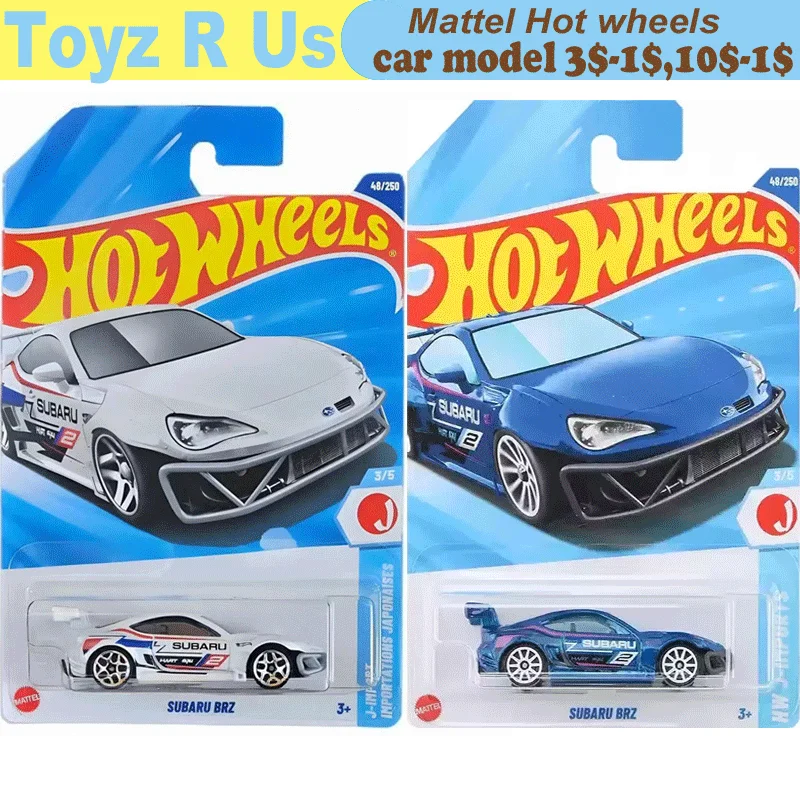 الأصلي الساخن عجلات سيارة سوبارو BRZ لعب للبنين 1/64 دييكاست المركبات مصغرة نموذج معدني juguداعي كارو هدية عيد ميلاد 2025L #1