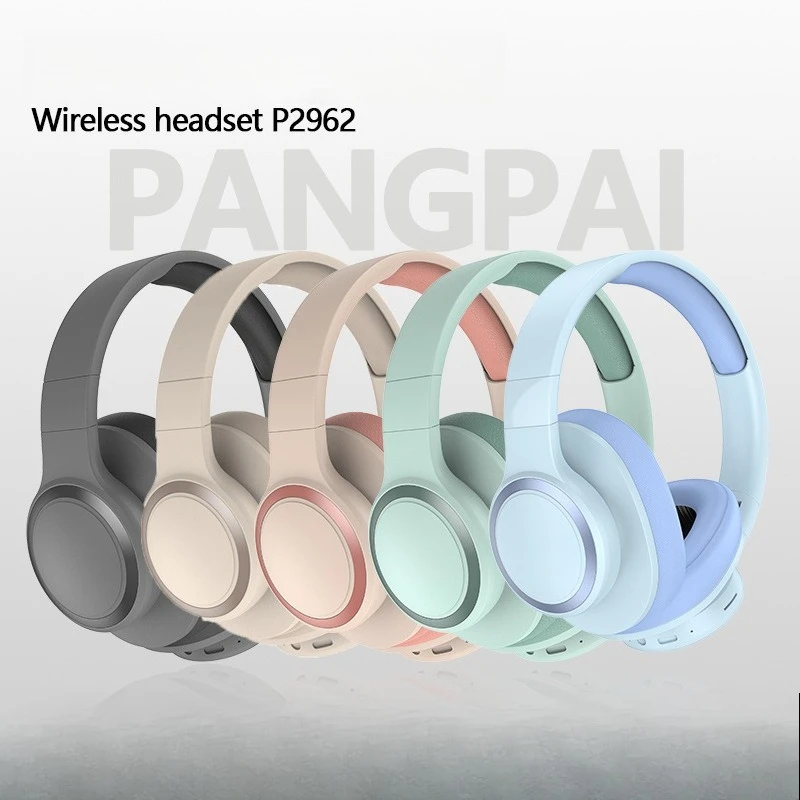 

P2962 Noise Cancellation Headset Bluetooth Wireless Earphones Computer Headphones for PC Stereo Sound Earpiece Music Game Type-c