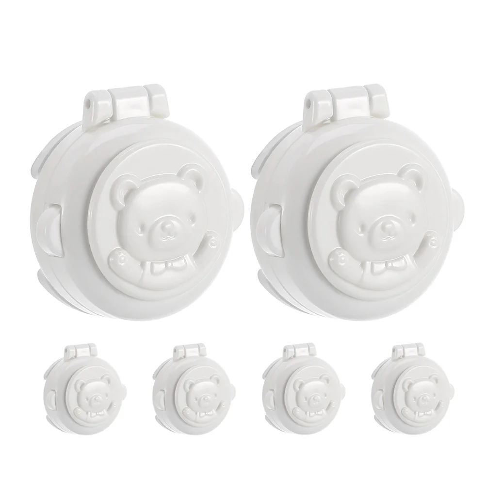 

6pcs Car Washing Machine Button Safety Lock Start Protection Covers Child Proof Brake Switch Guard For Home Appliance