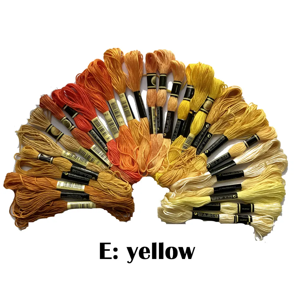 30pcs/lot colorful cotton thread Chinese CXC thread DMC color cross stitch fabric floss DIY handmade needlework embroidery craft