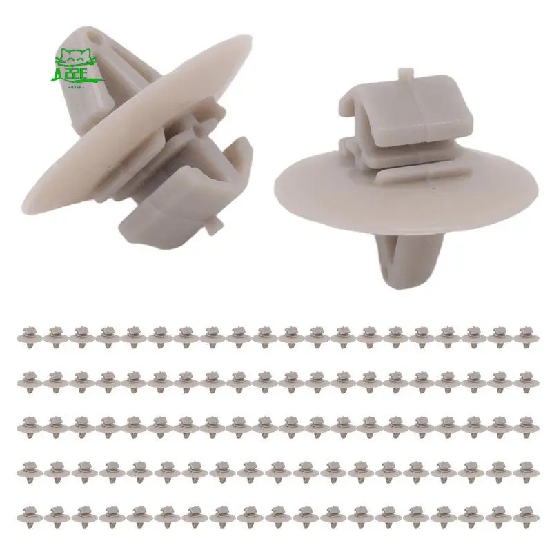 A22E-100Pcs Clips For Renault Kangoo Trafic Nissan Primastar Opel Vivaro Traffic Side Moulding Lower Protection Door Trim