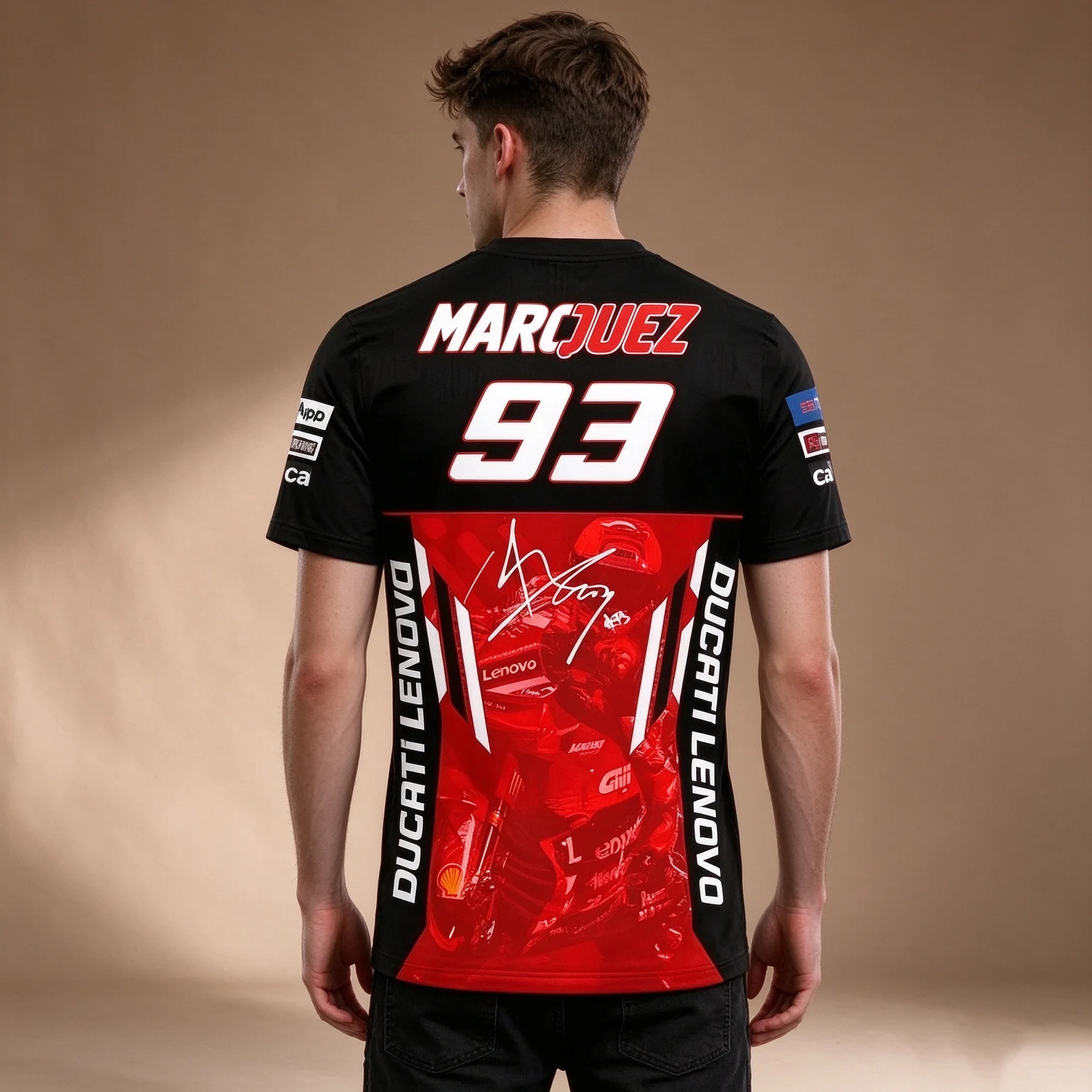 New Summer Arrivals Marc Marquez #93 Moto GP Racing T-shirt Quick Dry Motorcycle Short Sleeve Jersey Unisex Fan Tees
