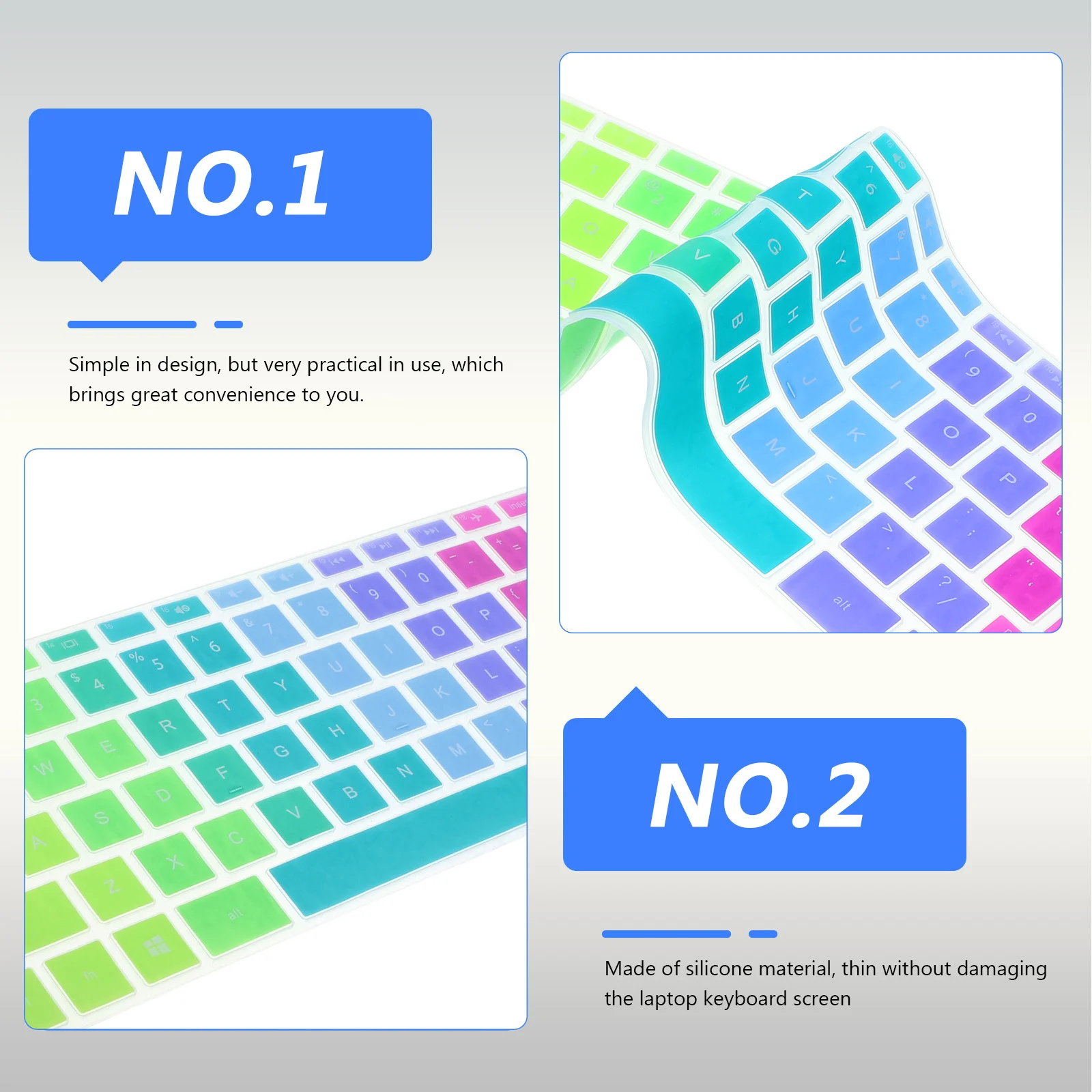 

Keyboard Cover Silicone Protective Skin Keyboard Protector Compatible for Pavilion 14 Laptop Notebook Pc Cover