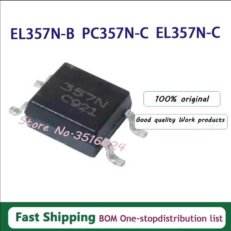 50PCS EL357N-C SOP4 EL357N SOP 357N-C EL357-C EL357NC EL357N-B EL357-B B C PC357N-C PC357-C new and original IC