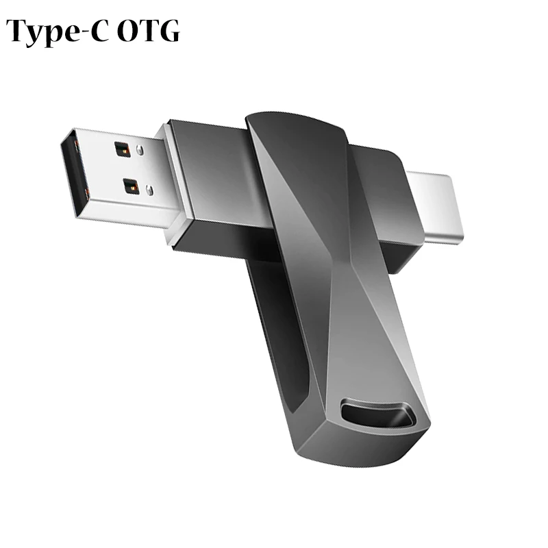 USB2.0 2IN1 U Disk 128GB 64GB 32GB 16GB 8GB Type-C Interface Smartphone Computer Mutual Transmission Portable USB Pen Drive