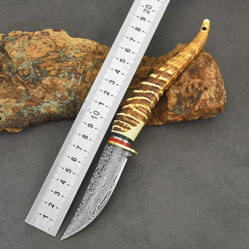 Mongolian Knife, Beast Style Outdoor Knife，With knife cover, Expedition Knife, Fishing knife SZ9195