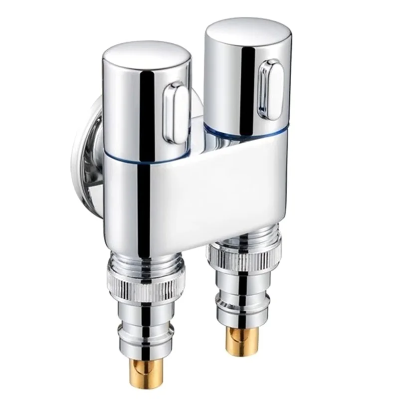 

Y51A-G1/2 Многофункциональный трехходовой угловой клапан для наполнения, настенное крепление, распылитель для очистки воды 1 в 2, аксессуары для ванной комнаты