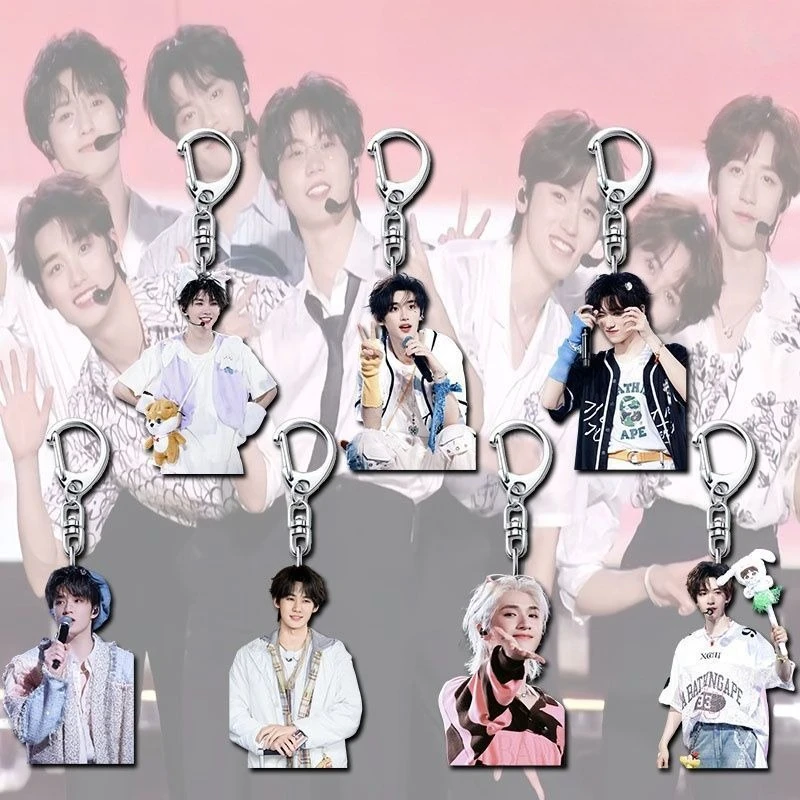Handsome and Popular Boys Character Surrounding High-value Acrylic Keychains Decor Pendants Accessories Fan Commemorative Gifts