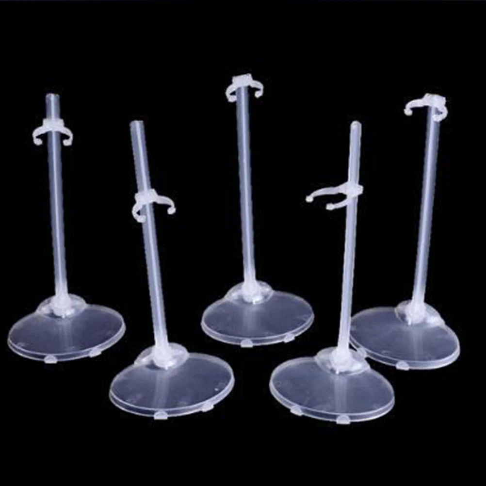 12 Pcs Stand Holder Standing Wrist Support Display Rack Bracket Adjustable Transparent Model Furniture Plastic Mannequin Do