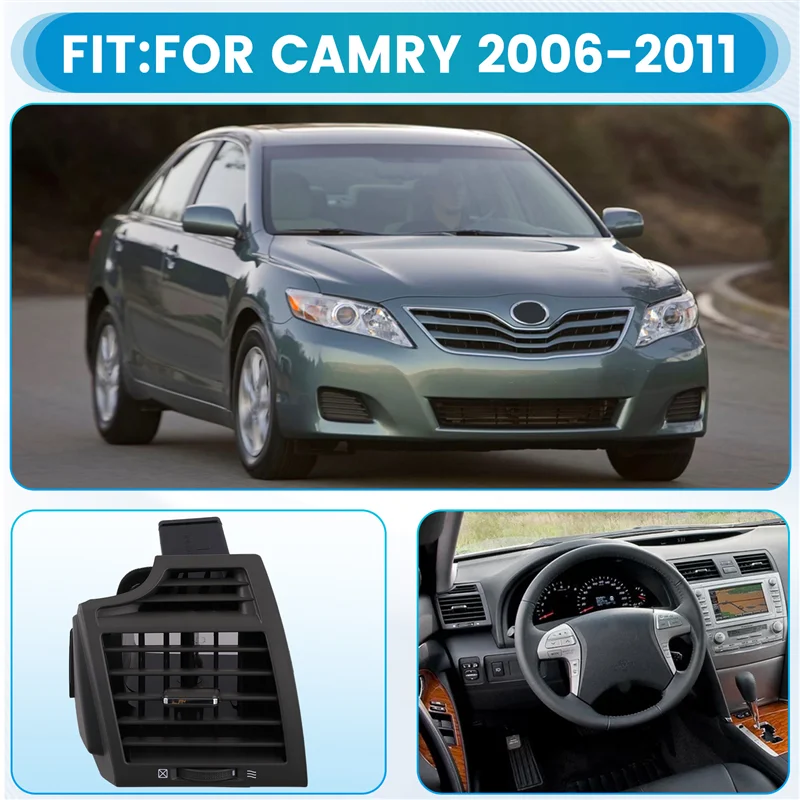 

Air Conditioner Outlet Front Dash AC Vent Outlet For Toyota Camry AC Vent Outlet Center Console Air Vent Left 55650-06130