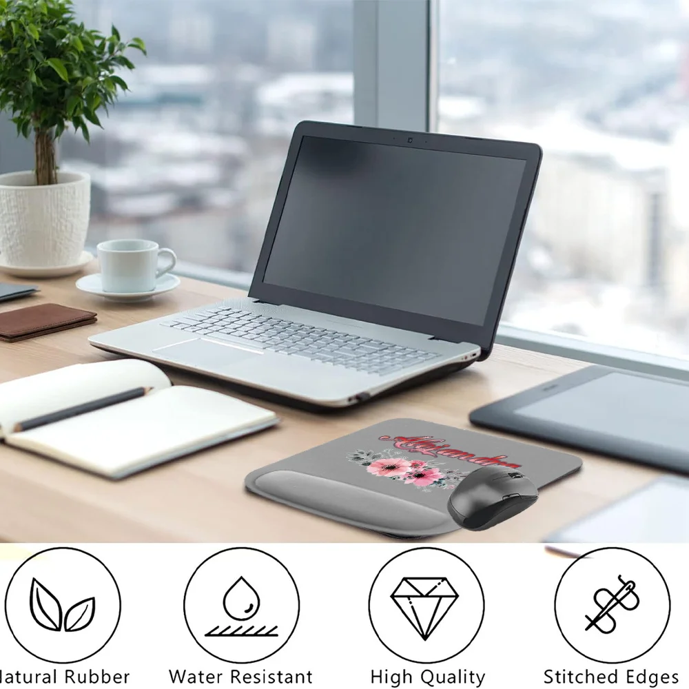 لوحة ماوس مخصصة مخصصة مناسبة للمكتب والألعاب لتخفيف آلام المعصم وراحة مكتب الكمبيوتر.