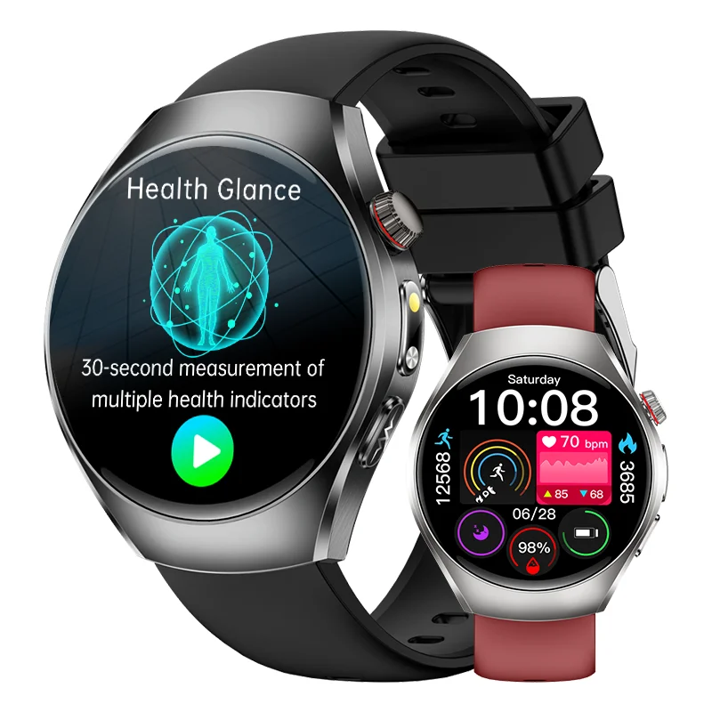 LIGE 2026 New Nursing Grade Health Smartwatch ECG+PPG Blood Lipid Uric Acid BMI Body Temperature Bluetooth Call Smart Bracelet