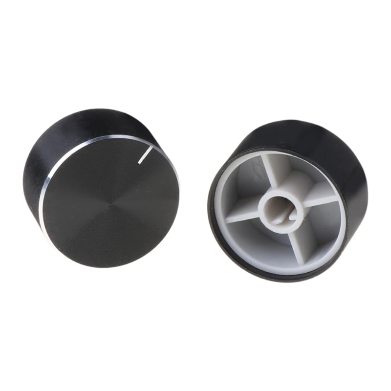 2Pcs 25x13mm D Axis Rotary Potentiometer Knob Encoder Volume Control For Speaker
