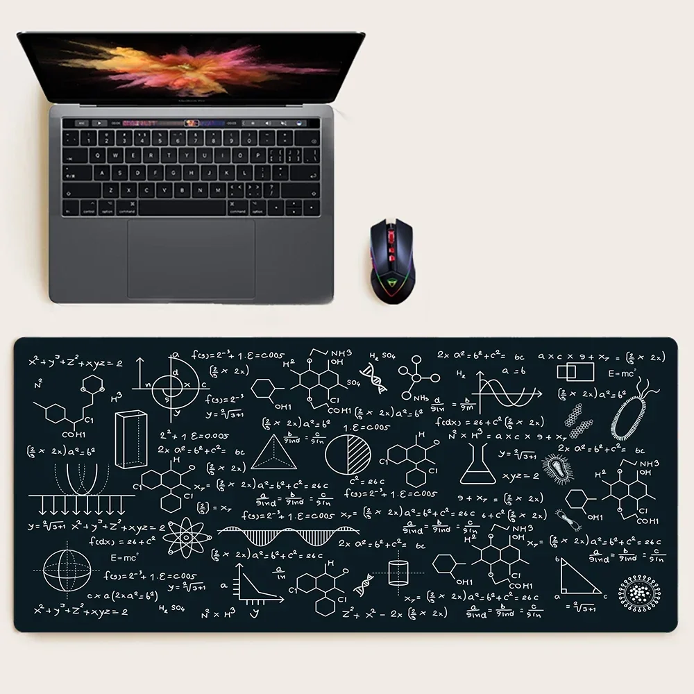 Hot Sell E=mc2 Formula Large Mouse Pad XXL Non-Slip Gaming Desktop Carpet Laptop Desk mat Table Keyboard Accessories Rug 900X400