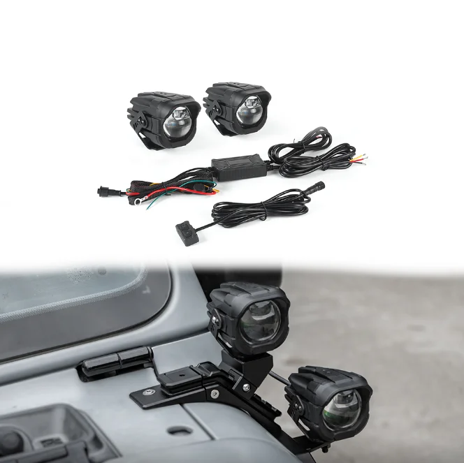 

OMU Adjustable Beam A-pillar Spotlight White Or Yellow Spot Light For Jeep Wrangler JK Car Accessories