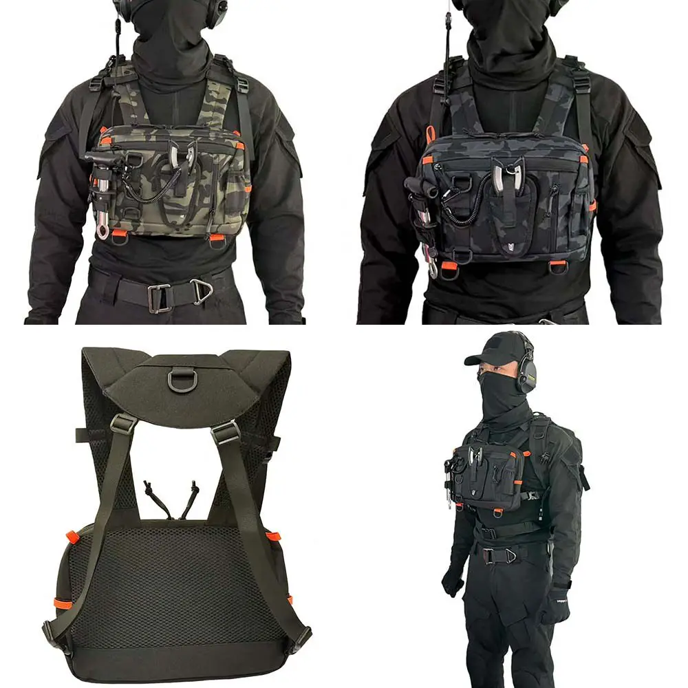 

Tactical Chest Bag Pouch EDC Multi-Functional Vest Fishing Backpack