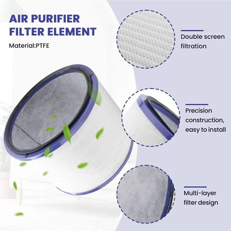 A74G-Replacement HEPA Filter For Dyson Pure Hot + Cool Link HP00 HP01 HP02 HP03 DP01 HEPA Air Purifier Filter 967449-04 image 4