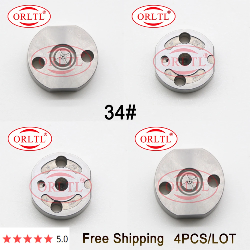 4PCS 34# Common Rail Injector Control Valve For Denso 095000-8633/8163/8300/6652/8971/2491/6303/4363/6270/2542