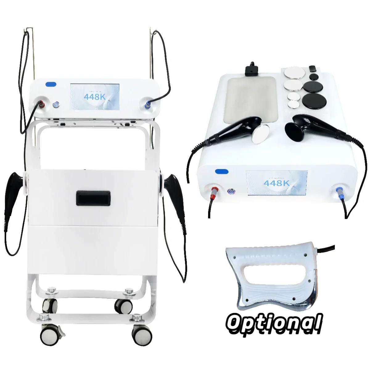 RET 448K Tecar Therapy Machine Professional Diathermy Pain Management Cell Balancing Lymph Drainage Device For Beauty Health
