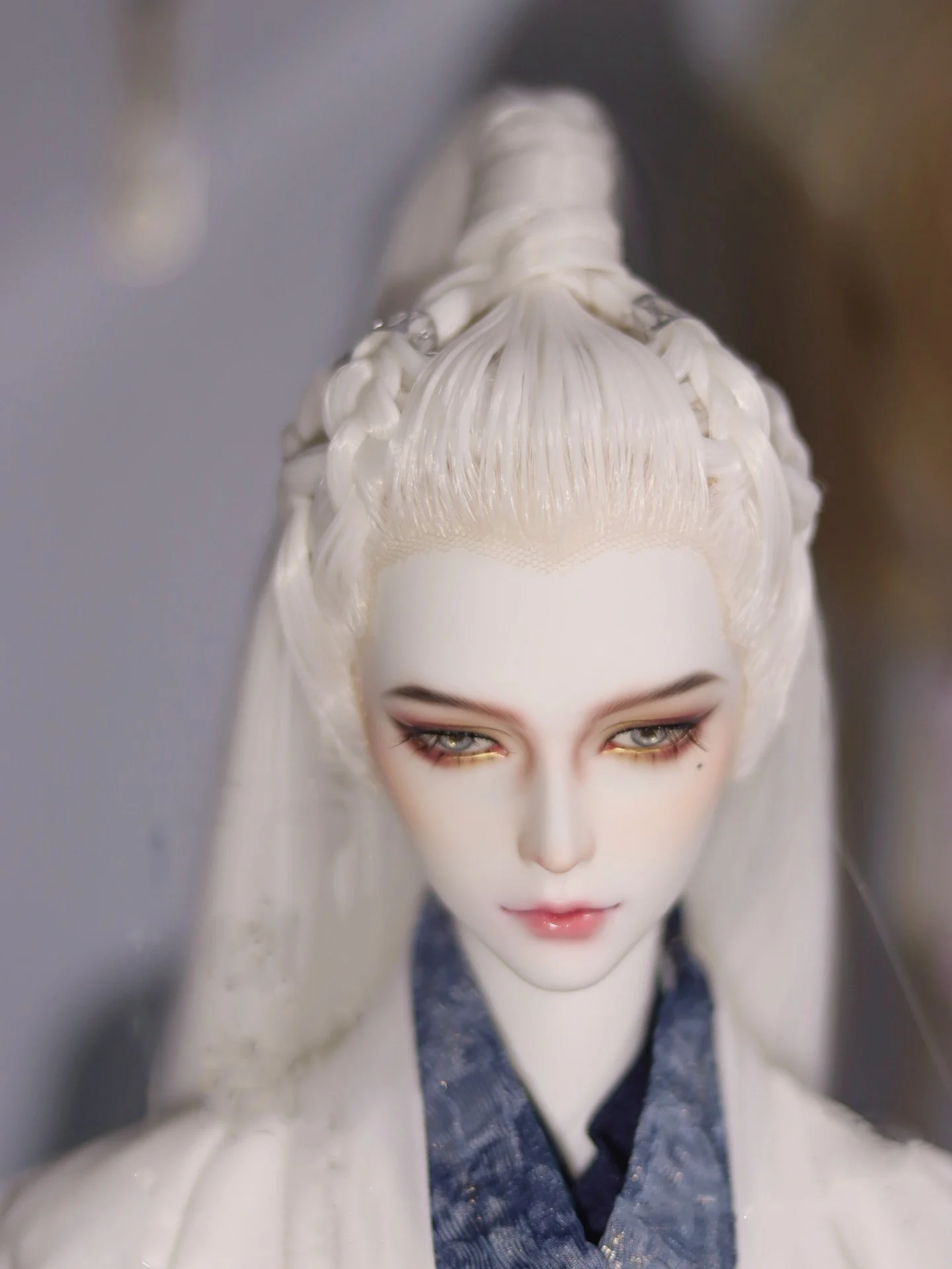 1/3 Scale Ancient Costume BJD Wig Doll Accessories Hanfu Antique Style Hair Retro Samurai Wigs For BJD/SD SD13 SSDF Uncle C1868