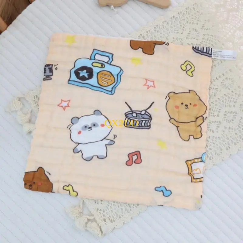 QX2D Multi Propósito Babero Feeding Bab Algodón Soft Algodón Diseño ergonómico 30x30 para niños pequeños activos