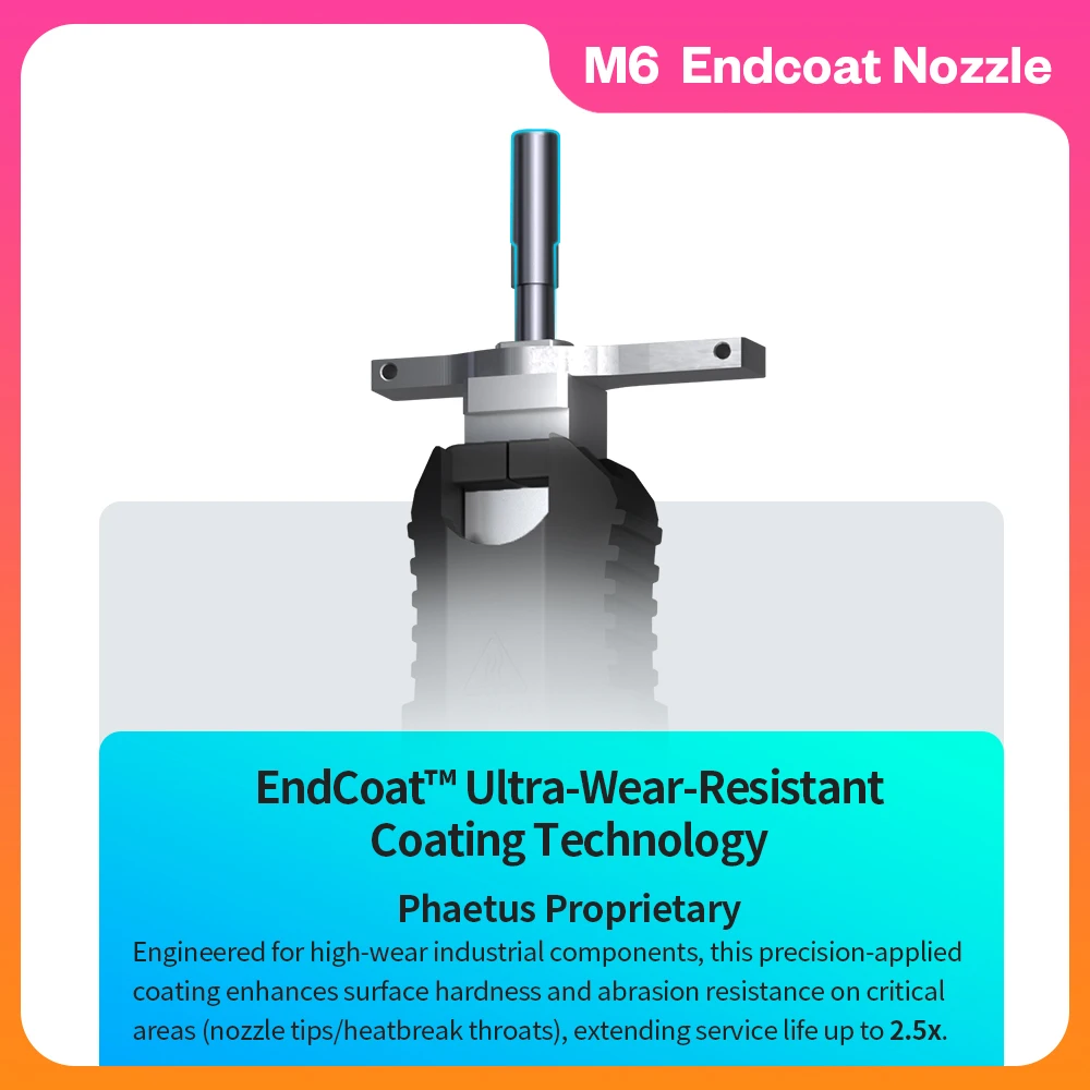 Trianglelab&Phaetus Conch Hotend مناسب تمامًا لـ QIDI Plus4 فوهة معطف نهاية قابلة للإزالة ومقاومة للاهتراء للغاية #3