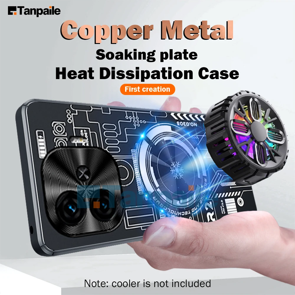 Magnetic Copper Cooling Case For Vivo IQoo Z9 Turbo+ Z9X 11s 12 Pro Case Aluminum Metal Heat Dissipation Phone Cover Funda