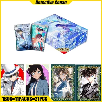 Linka Detective Conan Cards Conan Moore Anime Collectible Cards Mistery Boxes Board Games Toys for Boys and Girls Birthday Gifts