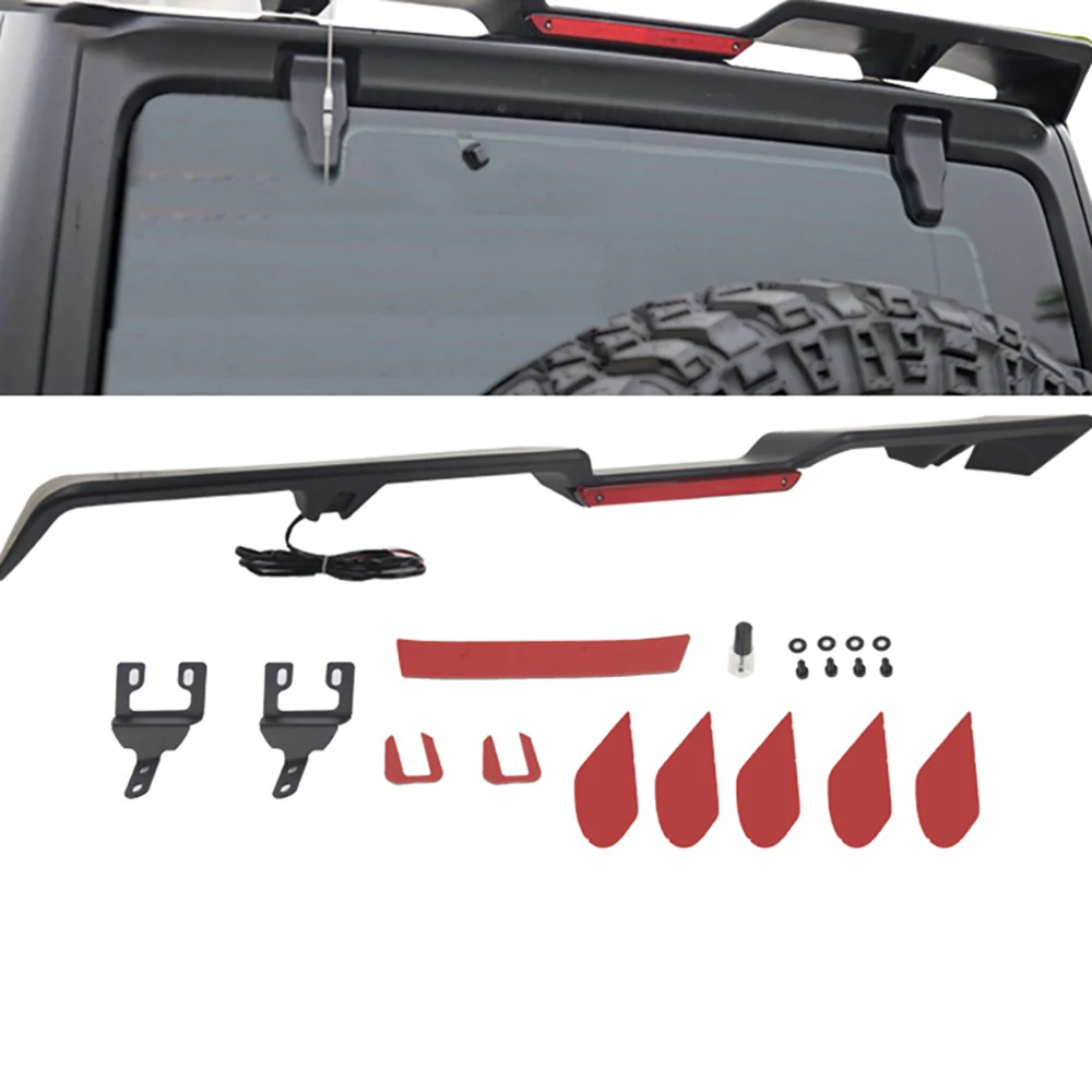 

Wrangler tail is suitable for 18-20 JL models with modified non perforated decorative roof and airplane tail with lights