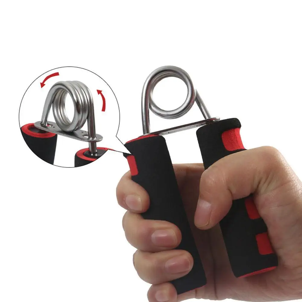 Hand Exerciser A Type Sponge Spring Grip Finger Forearm Muscle Recovery Training Gripper Portable Fitness Equipment