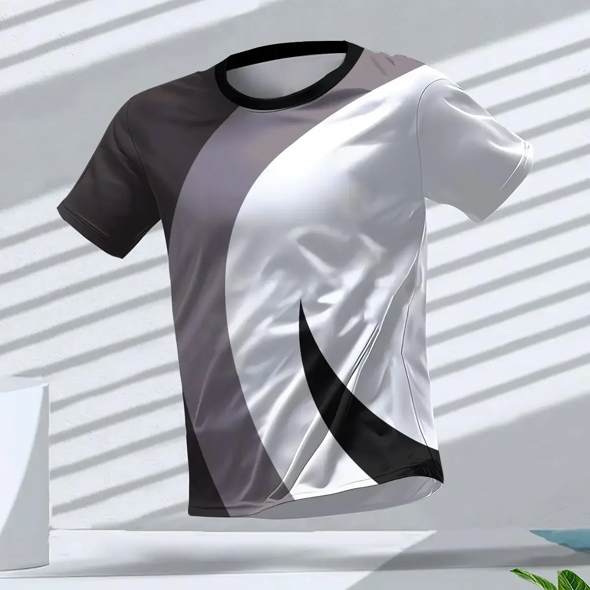 Herren Y2K Sport-T-Shirt Atmungsaktiv Schnelltrocknend Hochwertig Outdoor Lauf- und Trainingsaktivbekleidung – Detail 14