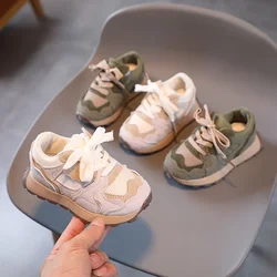 Yeni çocuk ayakkabıları rahat yürümeye başlayan bebek çocuk bebek erkek kız nefes spor koşu ayakkabıları Sneakers yumuşak çocuk ayakkabıları