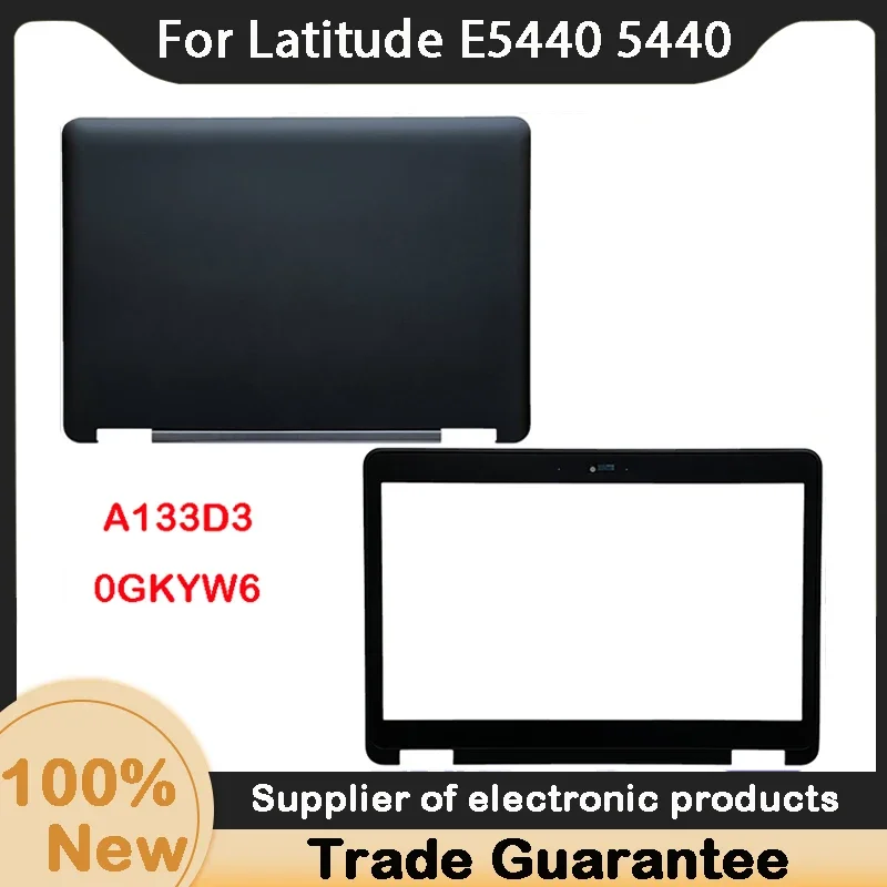 

New For Dell Latitude E5440 5440 With Touch LCD Back Cover LCD Front Bezel Cover A133D3 0GKYW6