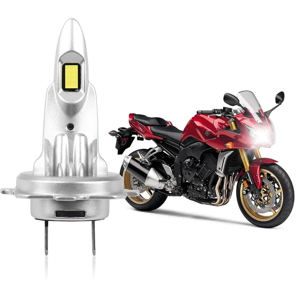 

1PC 50W High Bright Motorcycle LED Headlight H4 H7 H11 H1 Lamp CSP Chip Moto Bulb Front Headlamp 6000K White Spotlights Wireless