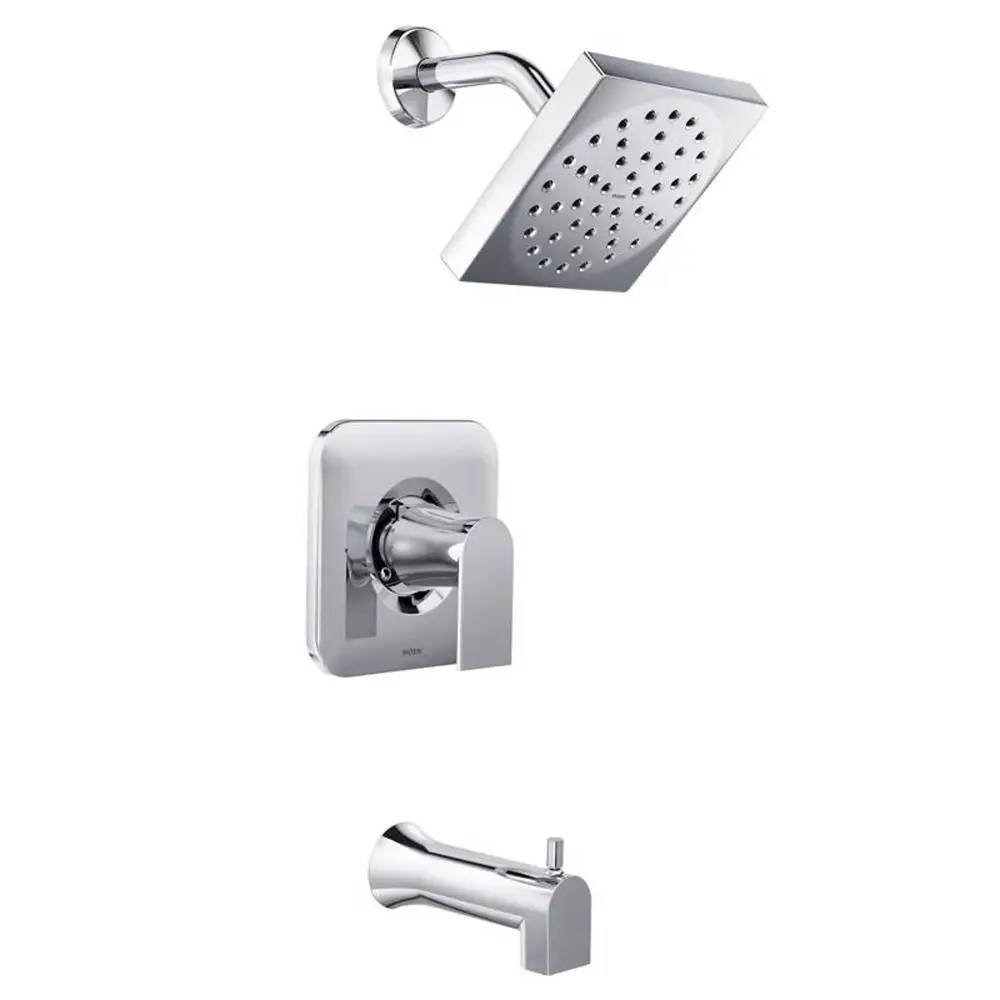Genta 1-Handle Chrome Tub and Shower Faucet