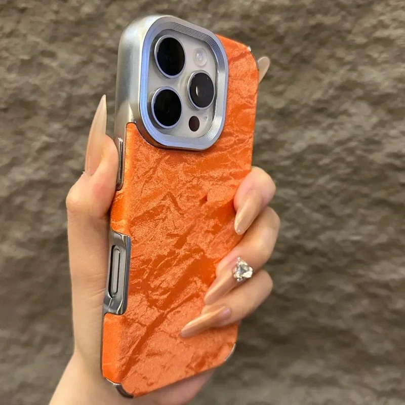 جبل الثلج الحبوب الملمس حافظة هاتف من البولي يوريثان آيفون 15 14 زائد 16 13 12 برو ماكس تصفيح أربعة ركن غطاء ممتص للصدمات مضاد للسقوط