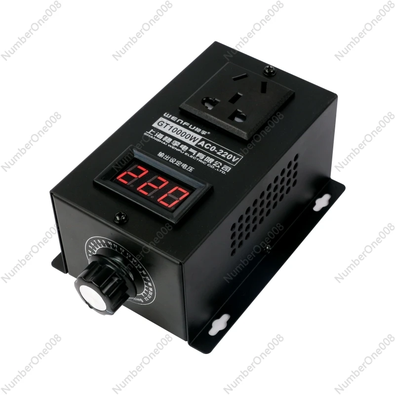 

High Power Thyristor Electronic Voltage Regulator 10KW Motor Electric Drill Variable Speed Governor Electric Furnace Thermostat