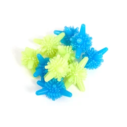 10pcs Magic Laundry Ball For Household Cleaning Washing Machine Clothes Softener Starfish Shape Solid Cleaning Balls about 4-5cm