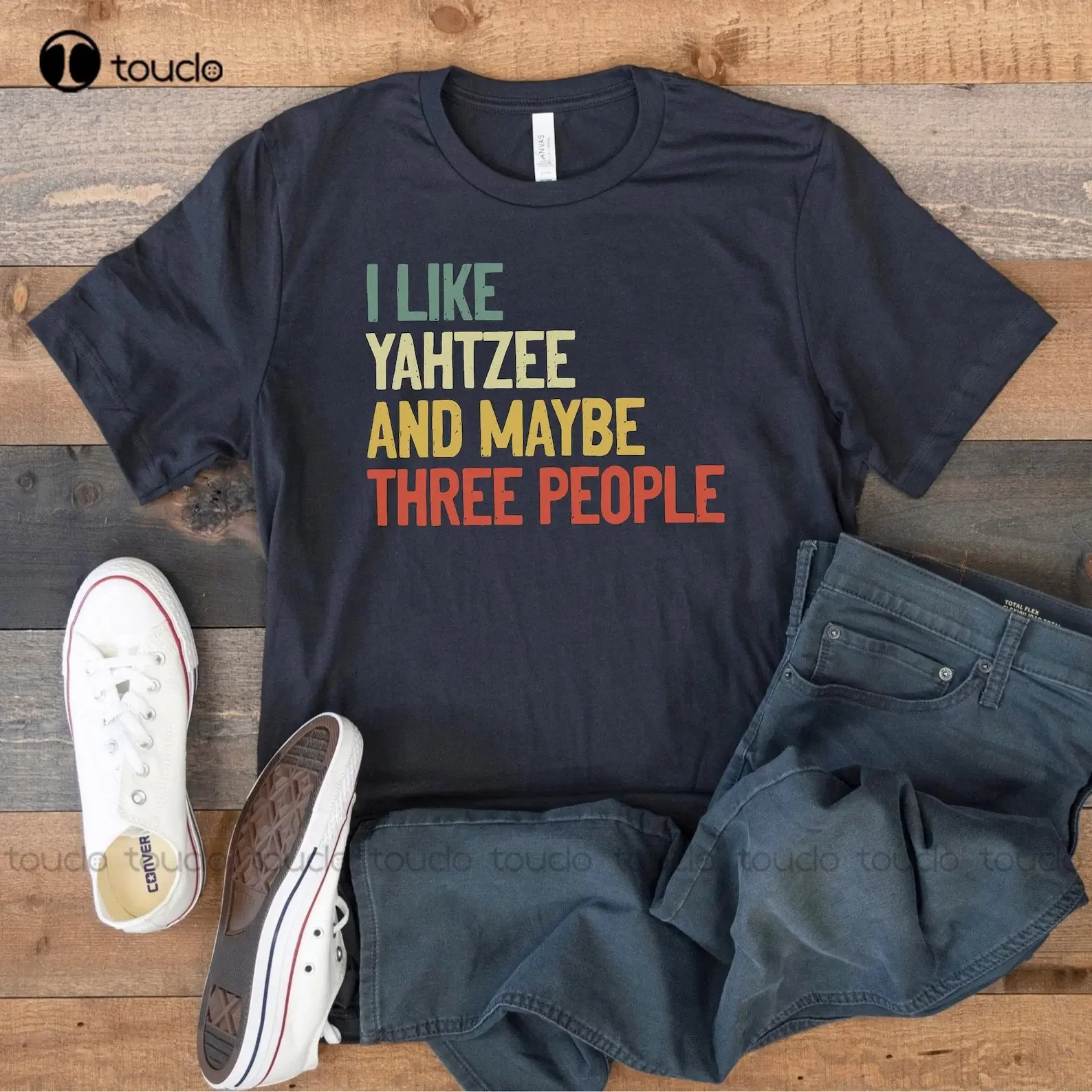 I Like Yahtzee And Maybe Three People Vintage T-Shirt Fathers Day Gifts Women Tshirt Xs-5Xl Christmas Gift Printed Tee Tshirt