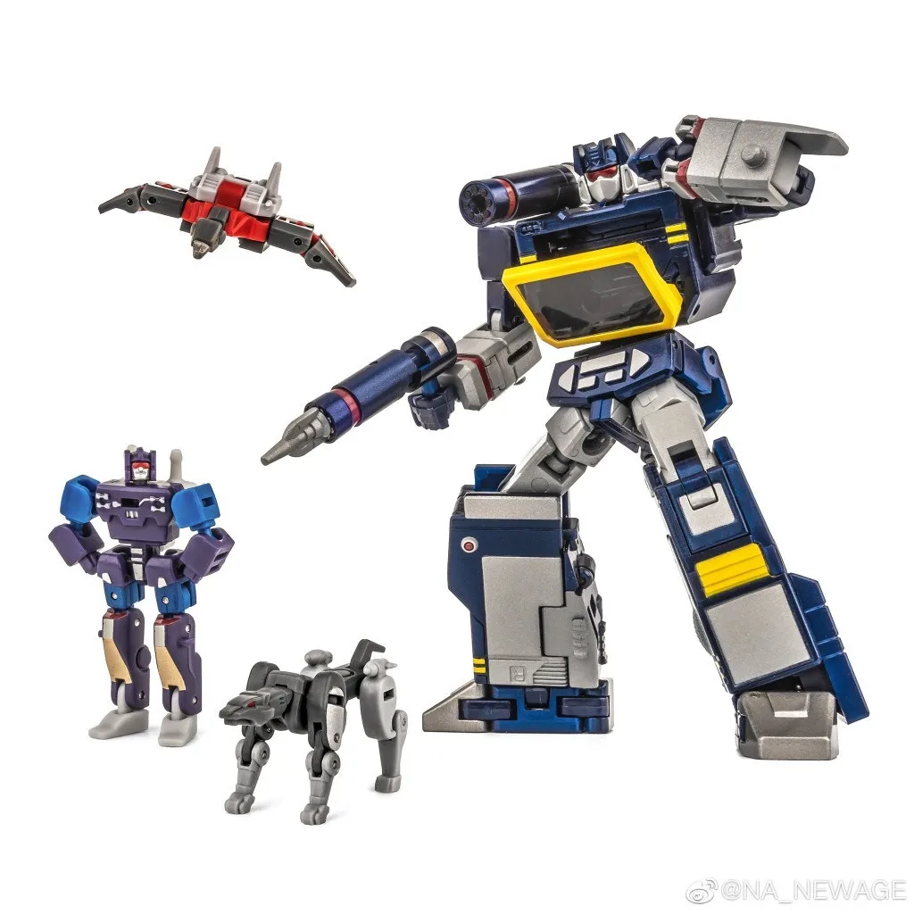 NEW in stock  Newage Transformation H21 H21EX H21B H21W Black White Soundwave PAPA With Tape G1 Action Figure With Box