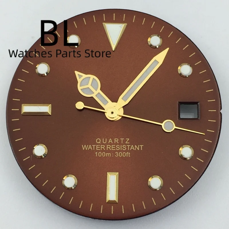 BLIGER 29 مللي متر روندا 515 ساعة الطلب مع مجموعة اليد أسود أبيض وردي أخضر أمة الله الهاتفي الأخضر مضيئة صالح روندا 515 حركة الكوارتز