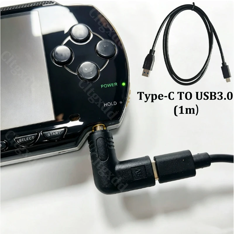 Cltgxdd 2 Stück 5V Typ-C zu DC Ladekonverter USB zu DC 4,0x1,7mm Stromkabel Geeignet für PSP 1000 2000 3000 0,8M – Detail 10