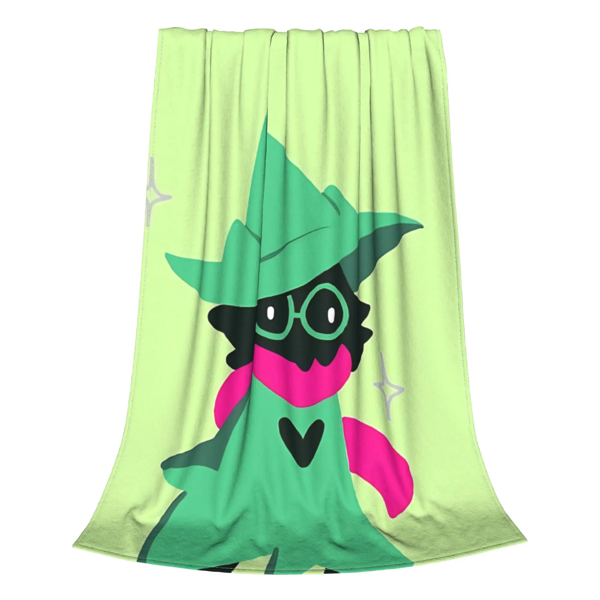 1PC Home Cute Room Decor Pixel Wizard Character Art  Blanket Throw Blanket Deltarune Novelty Warm Blanket All Season