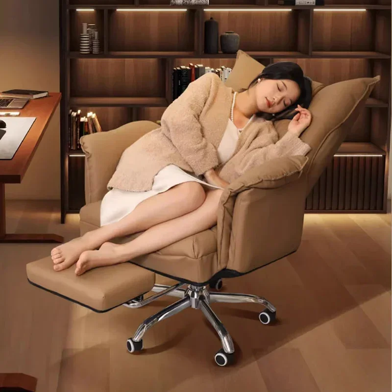 

Cute Lounge Office Chair Modern Luxury Salon Ergonomic Leather Living Room Office Chair Throne Sillas De Oficina Home Furniture