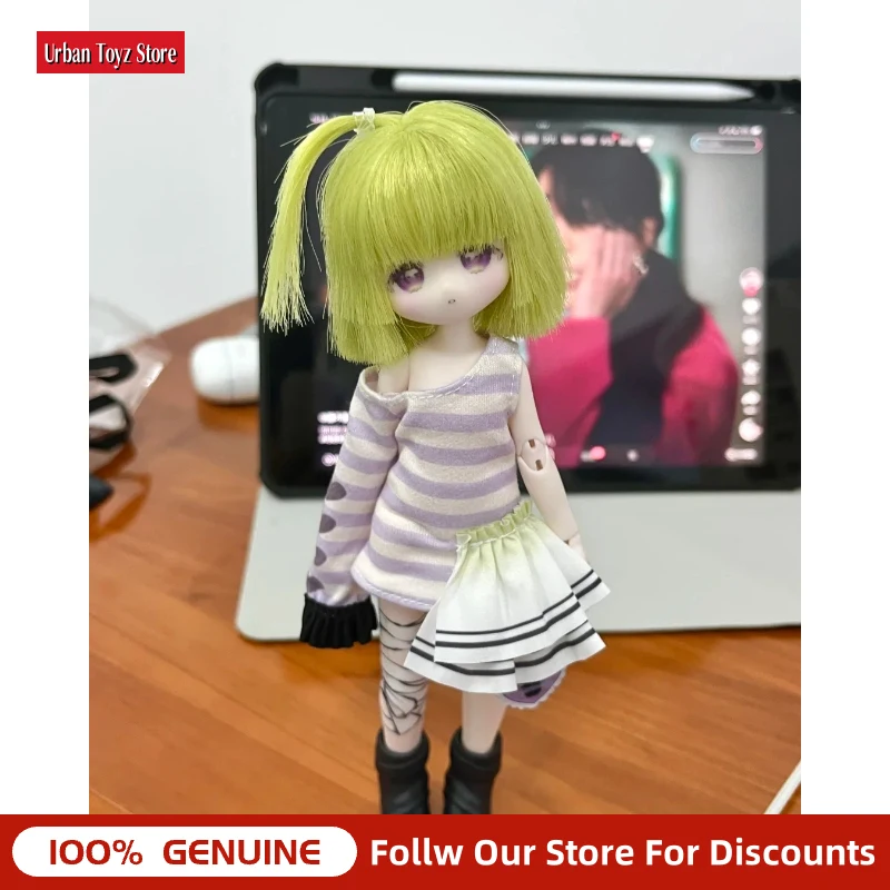 In Stock 1/8 Kwaidan Series Hair Implanted Bjd Blind Box, Kawaii Movable Girl Doll Desktop Collectible Ornament Gift For Fans view 3