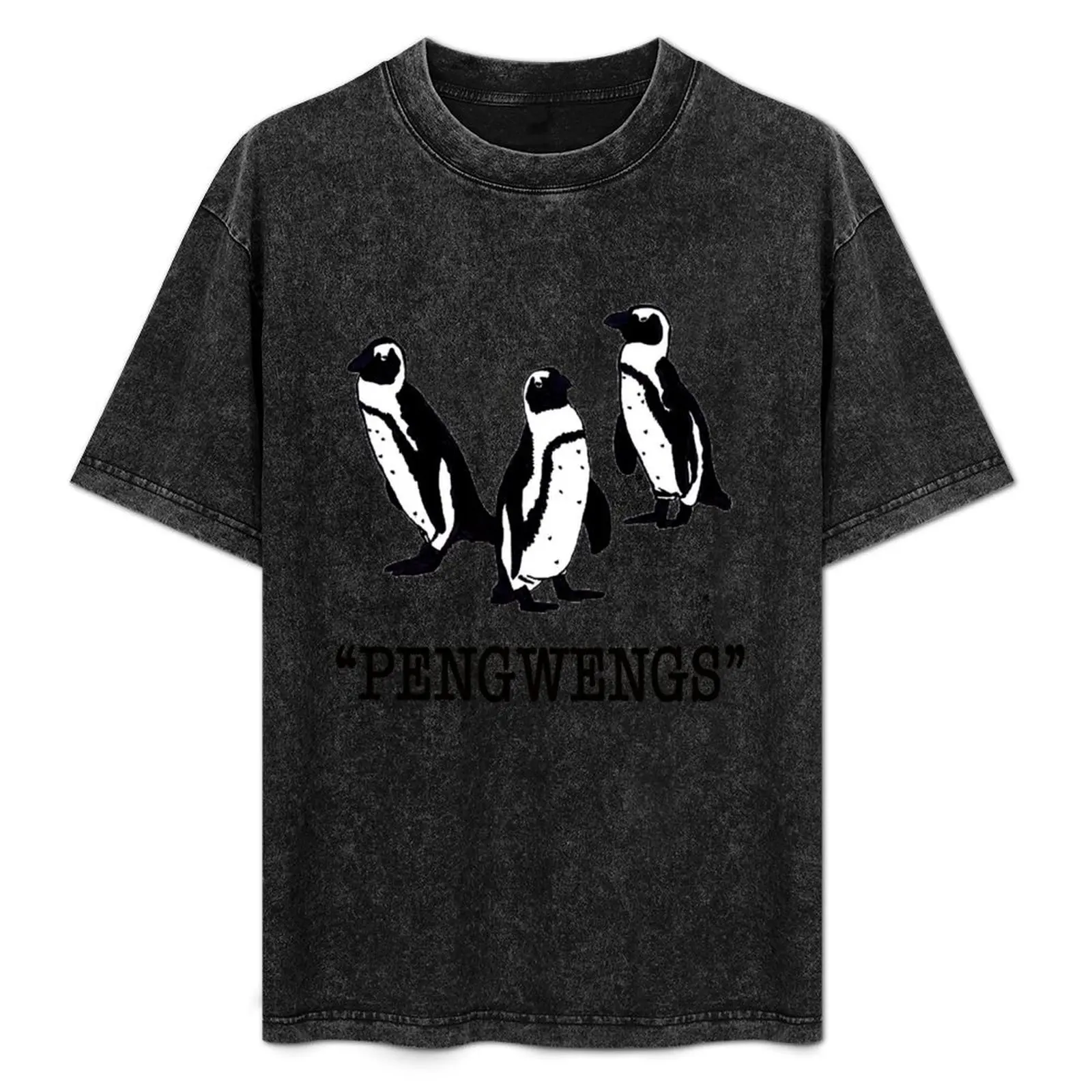 

Pengwengs T-Shirt oversized anime stuff baggy shirts plus size clothes mens t shirts pack