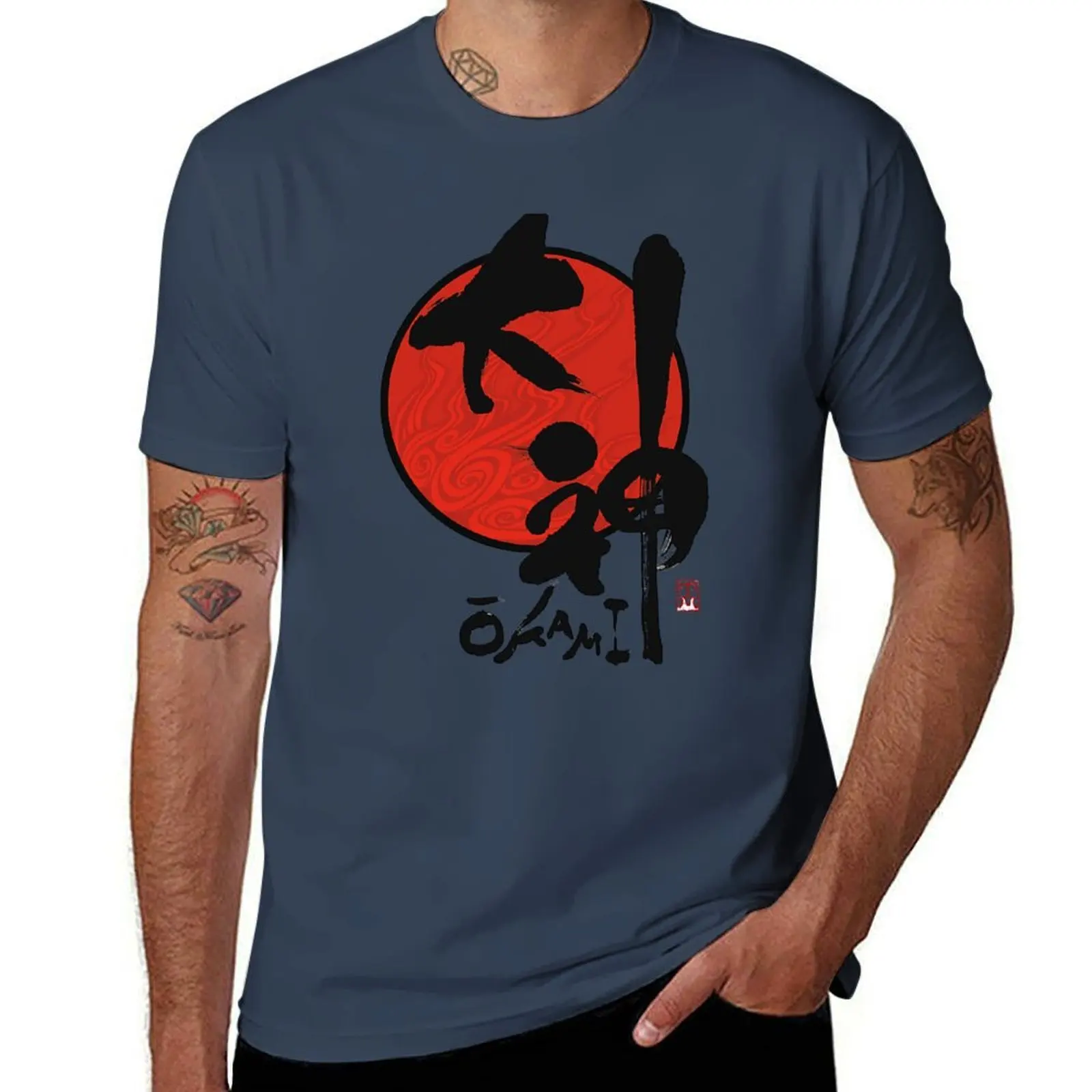 

Okami Logo Premium T-Shirt t shirt for man 100 percent cotton t shirt for man T-Shirt