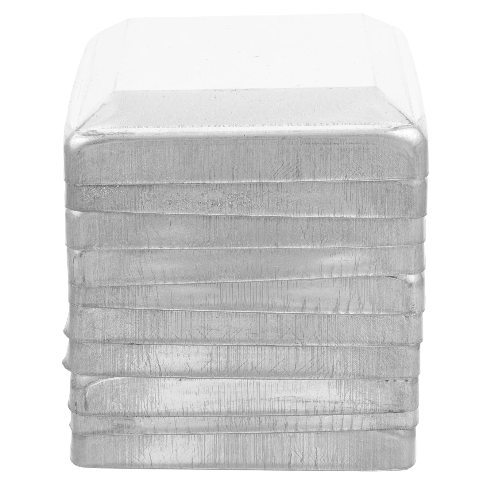 10pcs Square Tube Column Cap Metal Fence Post Caps Durable Decorative Cover For Guardrail Railing Fence Protector Iron Post Cap