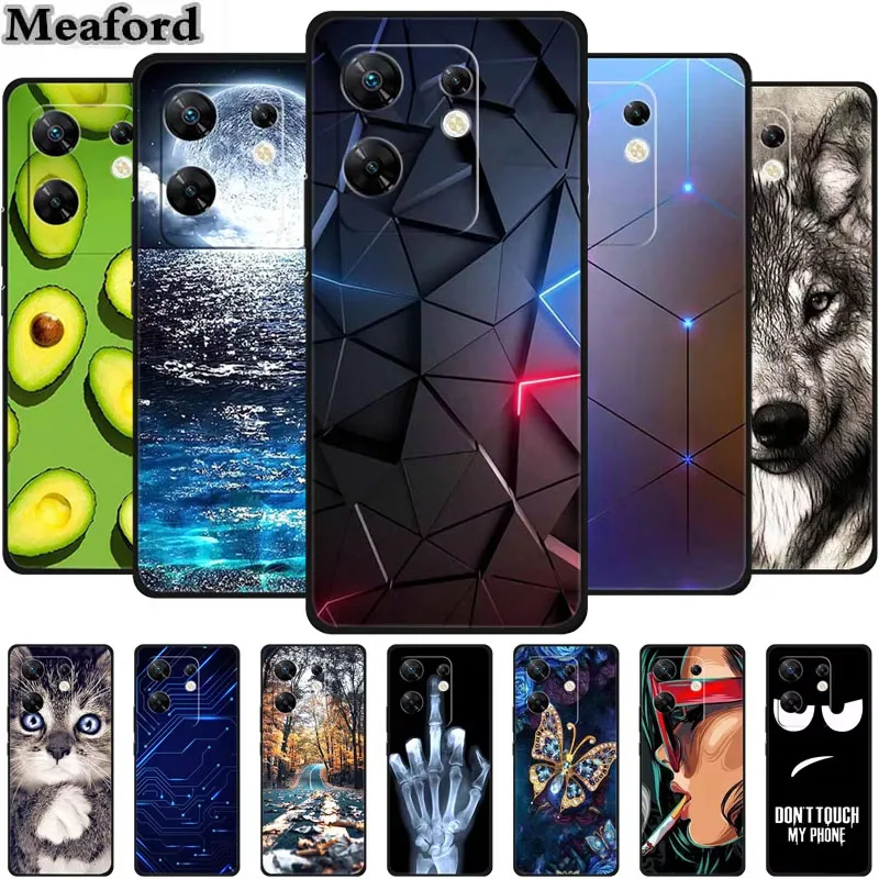 For Infinix Zero 30 4G Case Animals Soft Silicone TPU Back Cover Phone Cases For Infinix Zero30 4G X6731B Bumper Wolf Cool Coque